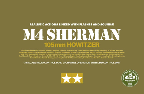 Tamiya 56014 M4 Sherman DMD w/Option Kit 1/16
