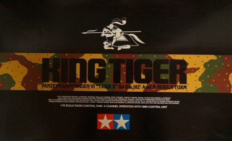 Tamiya 56018 R/C KING TIGER w/Option Kit 1/16