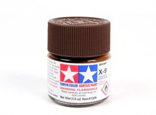 Tamiya 81509 Acrylic Mini X-9 Brown