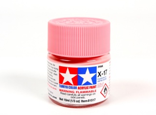 Tamiya 81517 Acrylic Mini X-17 Pink