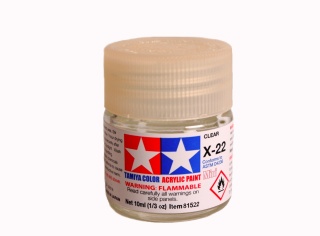 Tamiya 81522 Acrylic Mini X-22 Clear