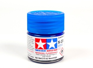 Tamiya 81523 Acrylic Mini X-23 Clear Blue