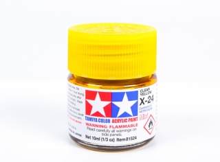 Tamiya 81524 Acrylic Mini X-24 Clear Yellow