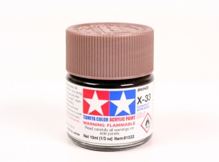 Tamiya 81533 Acrylic Mini X-33 Bronze