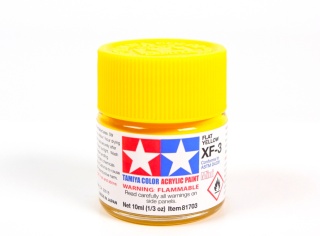 Tamiya 81703 Acrylic Mini XF-3 Flat Yellow