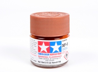 Tamiya 81706 Acrylic Mini XF-6 Copper