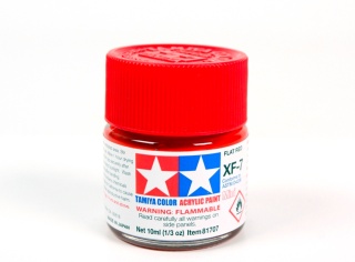 Tamiya 81707 Acrylic Mini XF-7 Flat Red