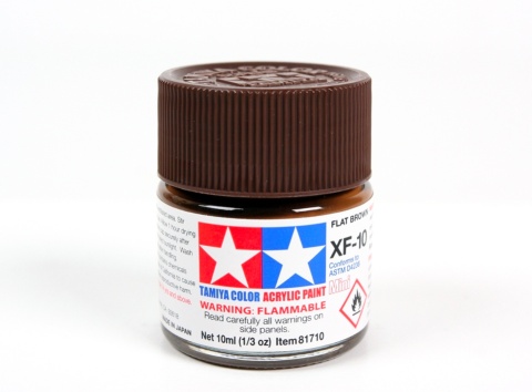 Tamiya 81710 Acrylic Mini XF-10 Flat Brown Tamiya 81710 Acrylic Mini XF-10 Flat Brown