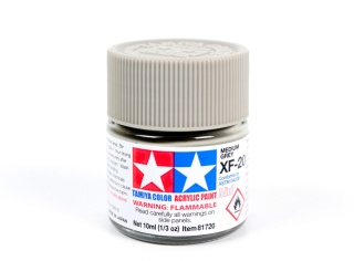 Tamiya 81720 Acrylic Mini XF-20 Medium Grey