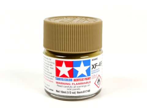 Tamiya 81749 Acrylic Mini XF-49 Khaki Tamiya 81749 Acrylic Mini XF-49 Khaki