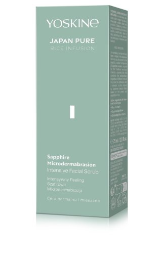 YOSKINE Japan Pure Rice Infusion Intensywny mikropeeling szafirowy 75 ml