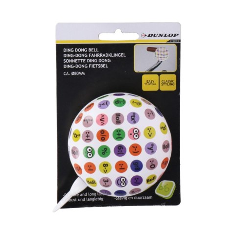 Dzwonek rowerowy Dunlop 80 mm buźki 1042275 Dzwonek rowerowy Dunlop 80 mm buźki 1042275
