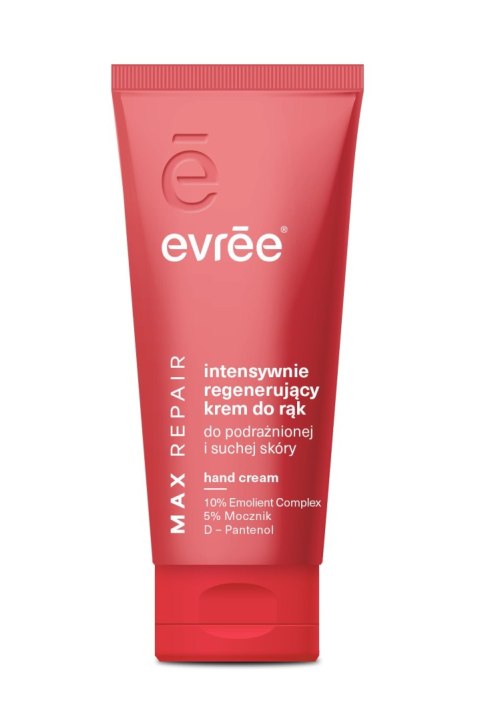 EVREE Max Repair Regenerujący krem do rąk do skóry suchej i podrażnionej 75 ml EVREE Max Repair Regenerujący krem do rąk do skóry suchej i podrażnionej 75 ml