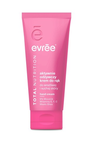 EVREE Total Nutrition Odżywczy krem do rąk do skóry suchej i wrażliwej 75 ml