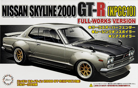 Fujimi 046709 1/24 ID-142 Skyline 2000 GT-R (KPGC10) Full-Works Ver. Fujimi 046709 1/24 ID-142 Skyline 2000 GT-R (KPGC10) Full-Works Ver.
