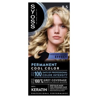H SYOSS.Farba 8-5 jasny popielaty blond new &