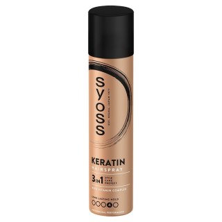 H SYOSS .Lakier KERATIN STYL PERF 300ml TOP new &