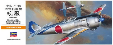 Hasegawa A4-00134 1/72 Ki84 Hayate Frank Hasegawa A4-00134 1/72 Ki84 Hayate Frank
