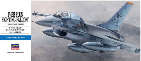 Hasegawa D14-00444 1/72 F-16B Plus Fighting Falcon Hasegawa D14-00444 1/72 F-16B Plus Fighting Falcon