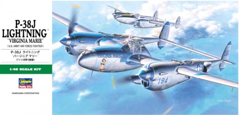 Hasegawa JT-1-09101 P-38J Lightning 1/48
