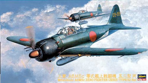 Hasegawa JT-72-09072 A6M5C Zero 1/48 Hasegawa JT-72-09072 A6M5C Zero 1/48