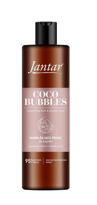 JANTAR Nawilżająca Piana do kąpieli z esencją bursztynową i kokosem - Coco Bubbles 400 ml