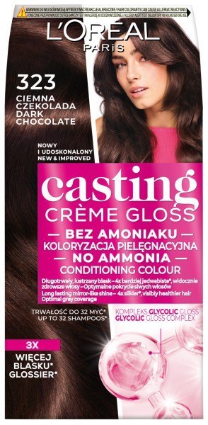 LOR CASTING nr 323 Ciemna Czekolada new