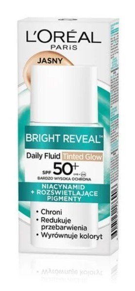 LOREAL Bright Reveal Fluid do twarzy Tinted SPF50+ LOREAL Bright Reveal Fluid do twarzy Tinted SPF50+