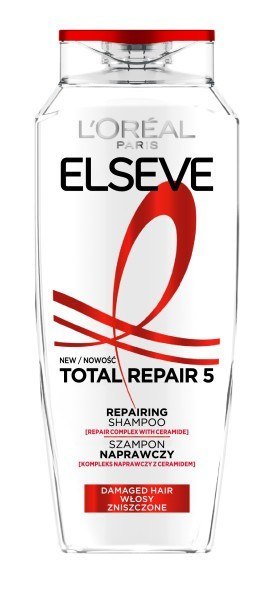 LOREAL ELSEVE Total Repair Szampon do włosów zniszczonych 400 ml new