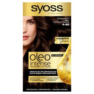 SYOSS Oleo Intense Farba do włosów Permanent Oil Color nr 4-86 Czekoladowy Brąz 1op.