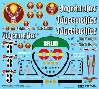 Tamiya 24372 1/24 Porsche 962C Jagermeister