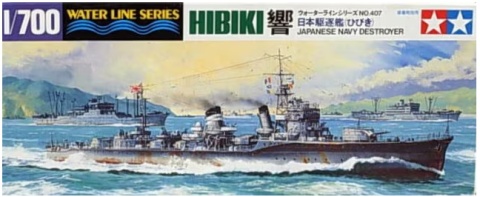 Tamiya 31407 Hibiki Destroyer 1/700