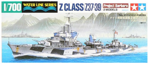 Tamiya 31908 Destroyer Z Class "Barbara"*2 Tamiya 31908 Destroyer Z Class "Barbara"*2