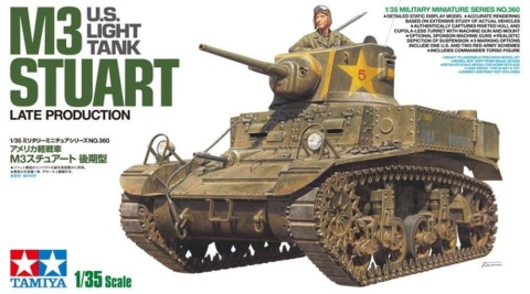 Tamiya 35360 1/35 US Light Tank M3 Stuart Late Tamiya 35360 1/35 US Light Tank M3 Stuart Late