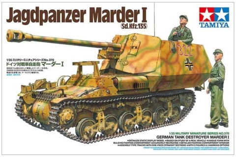 Tamiya 35370 German Tank Destroyer Marder I Sd. Kfz. 135 Tamiya 35370 German Tank Destroyer Marder I Sd. Kfz. 135