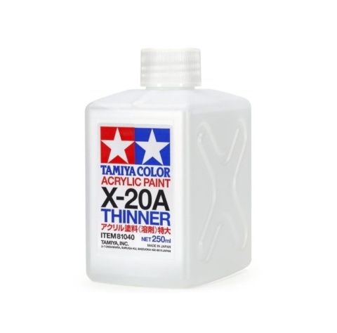 Tamiya 81040 X-20A Thinner (250ml) Tamiya 81040 X-20A Thinner (250ml)