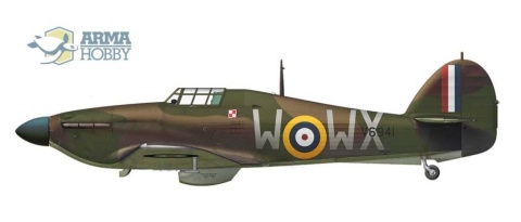 Arma Hobby 70024 Hurricane Mk1 Alied Squadrons 1/72 Arma Hobby 70024 Hurricane Mk1 Alied Squadrons 1/72