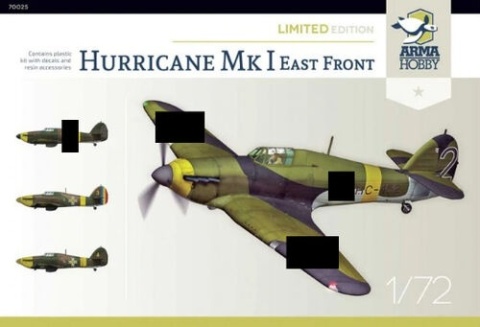 Arma Hobby 70025 Hurricane Mk I Easter Front Limited Edition 1/72 Arma Hobby 70025 Hurricane Mk I Easter Front Limited Edition 1/72