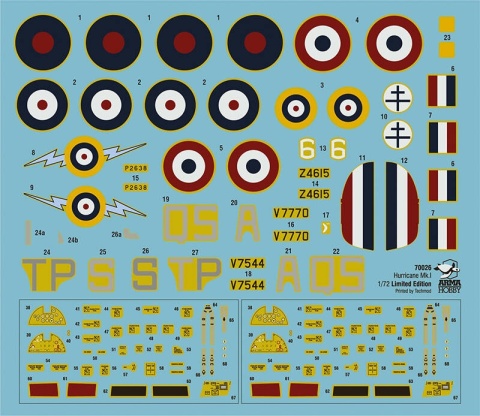 Arma Hobby 70026 Hurricane Mk.I trop Western 1/72 Arma Hobby 70026 Hurricane Mk.I trop Western 1/72