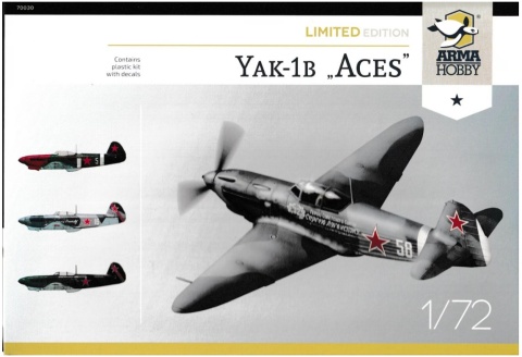 Arma Hobby 70030 Jak-1b Soviet Aces Limited Edition 1/72 Arma Hobby 70030 Jak-1b Soviet Aces Limited Edition 1/72
