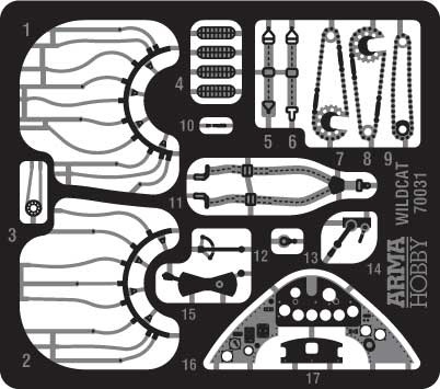 Arma Hobby 70031 FM-2 Wildcat Expert set 1/72 Arma Hobby 70031 FM-2 Wildcat Expert set 1/72