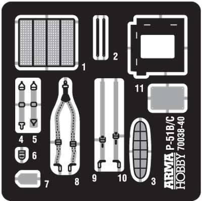 Arma Hobby 70040 F-6C Mustang Expert set 1/72 Arma Hobby 70040 F-6C Mustang Expert set 1/72