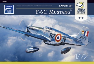 Arma Hobby 70040 F-6C Mustang Expert set 1/72