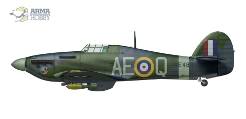 Arma Hobby 70043 Hurricane Mk.II b - Model Kit 1/72 Arma Hobby 70043 Hurricane Mk.II b - Model Kit 1/72
