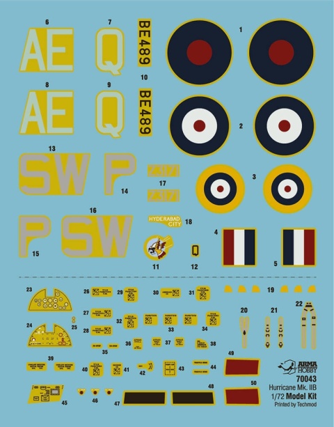 Arma Hobby 70043 Hurricane Mk.II b - Model Kit 1/72 Arma Hobby 70043 Hurricane Mk.II b - Model Kit 1/72