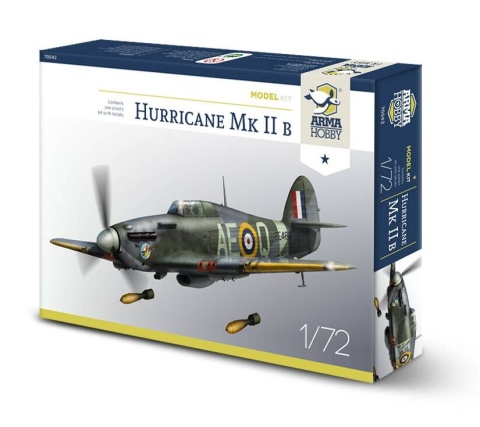Arma Hobby 70043 Hurricane Mk.II b - Model Kit 1/72 Arma Hobby 70043 Hurricane Mk.II b - Model Kit 1/72