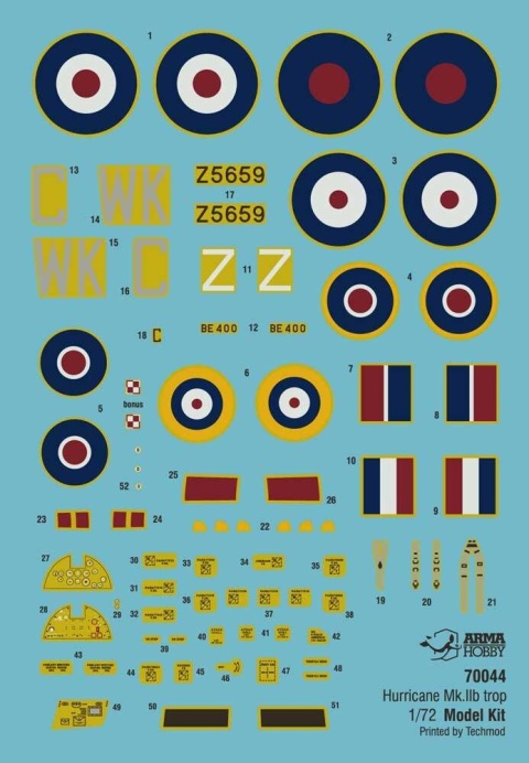 Arma Hobby 70044 Hurricane MkIIb Trop Model Kit 1/72