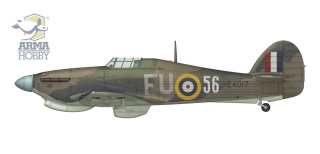 Arma Hobby 70045 Hurricane Mk II A/B/C 1/72