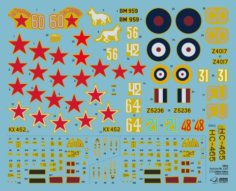 Arma Hobby 70045 Hurricane Mk II A/B/C 1/72 Arma Hobby 70045 Hurricane Mk II A/B/C 1/72