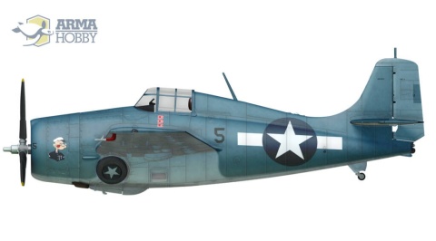Arma Hobby 70048 F4F-4 Wildcat Model Kit 1/72 Arma Hobby 70048 F4F-4 Wildcat Model Kit 1/72